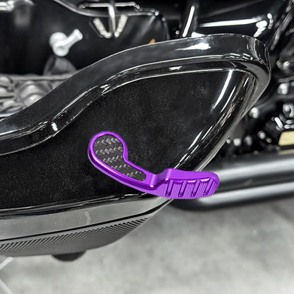 Para Harley Touring Road/Street Glide FLHR FLHTK 2014-2023 Kit de Travas de Alforje de Fibra de Carbono Levantador de Travas de Alforje