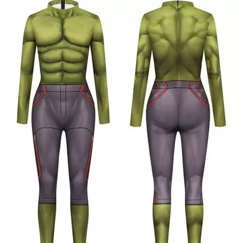 Zawaland Men Mechanical Muscle Punk Zentai Suit Carnival Cosplay Bodysuit Halloween Party Macho Costume Show Festival Jumpsuit
