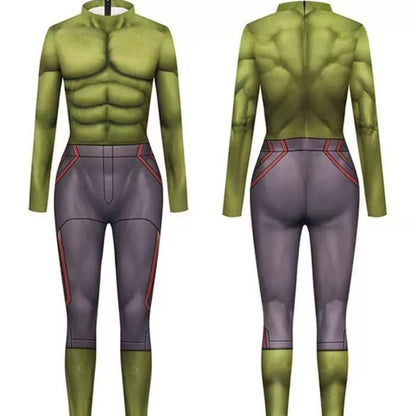 Zawaland Men Mechanical Muscle Punk Zentai Suit Carnival Cosplay Bodysuit Halloween Party Macho Costume Show Festival Jumpsuit