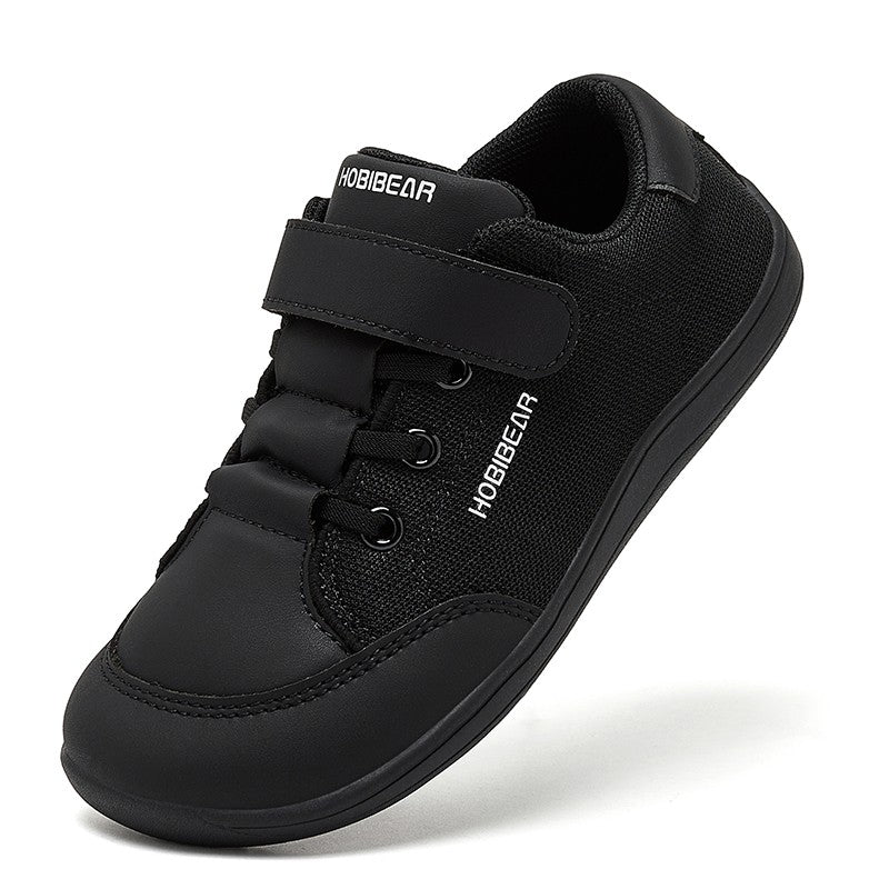 HOBIBEAR Mesh Barefoot Shoes Boys Girls Wide Toe Sneaker Zero Drop Walking Shoes(Toddler Little Big Kid)