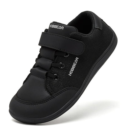 HOBIBEAR Mesh Barefoot Shoes Boys Girls Wide Toe Sneaker Zero Drop Walking Shoes(Toddler Little Big Kid)