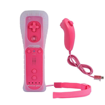 STORM WYRM Controllers Compatible for Wii and Wii U with Built in Motion Plus, Controller with Silicone Case and Wrist WU001