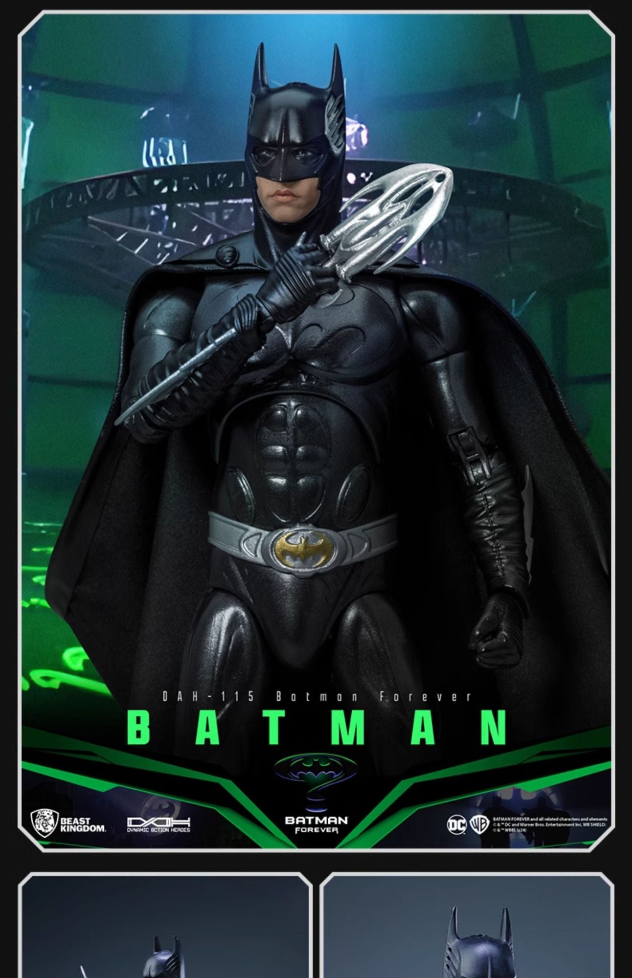 Dc Figures Beast Kingdom Bell Keaton Pattinson Clooney Batman Action Figurebatman Figure Dc Action Figures Model Gift Original