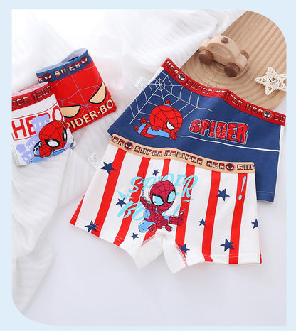 Cueca Boxer Infantil 4 Peças Pokémon para Meninos Algodão Anime U Pouch Bulge Roupa Íntima Desenho Animado Shorts Infantis Fofos Respiráveis Calças Boxer 2-12 Anos