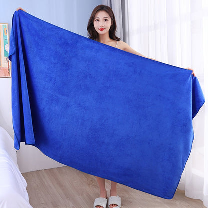 Towel Thickened Microfiber Absorbent High-density Coral Fleece Towel Quick Dry Clean Face Soft Absorbent bath towel