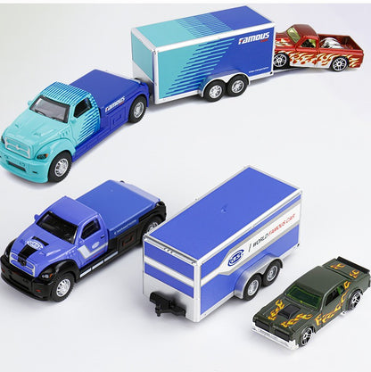 Caminhão Scania Contêiner 1:64 Caminhão Contêiner Americano Liga de Metal Diecast Modelo de Carro Veículos em Miniatura Colecionáveis Hobby Presente
