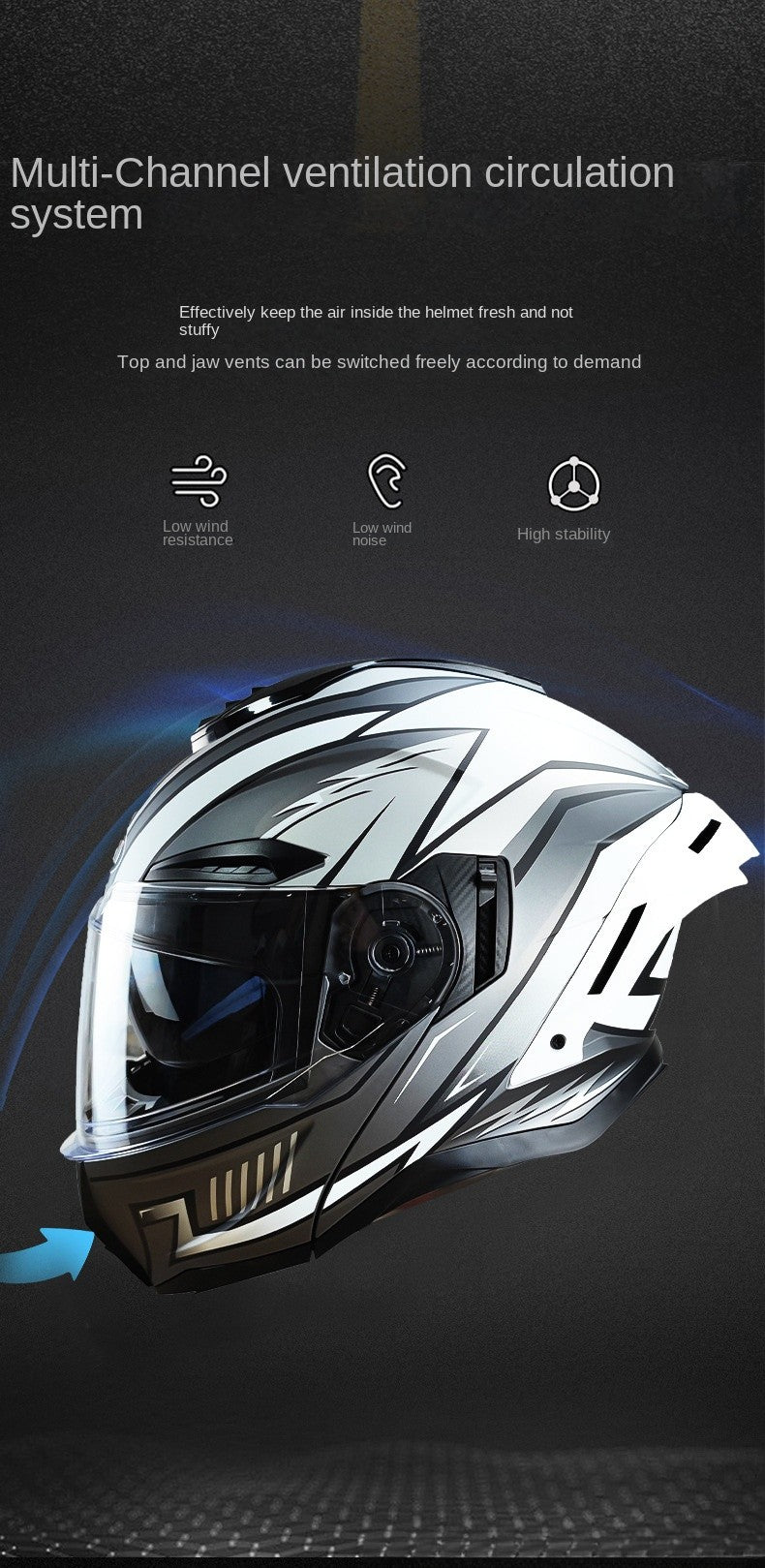 Capacete Articulado de Moto com Bluetooth Lente Dupla Off-road Capacete de Corrida Cascos para Moto Capacete de Moto Aprovado pelo DOT Para BMW