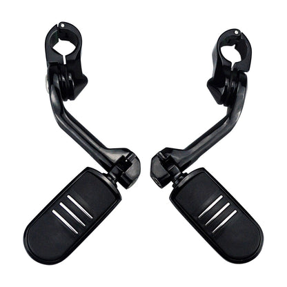 Kit de Suportes de Pedaleiras para Protetor de Motor de Motocicletas 1-1/4" Descanso de Pé para Harley Honda Davidson Road King Sportster Fat Boy Electra Glide