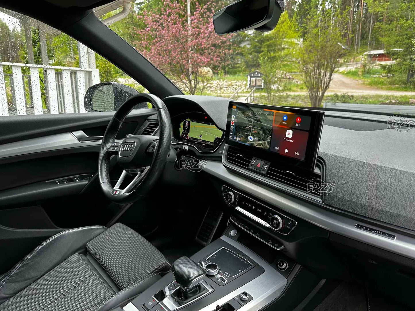 Tela sensível ao toque Android 14 Carplay de 12,3 polegadas para Audi A4 A5 Q5 B9 2016-2023, rádio estéreo de carro, reprodutor multimídia, Wi-Fi, 4G, navegação GPS