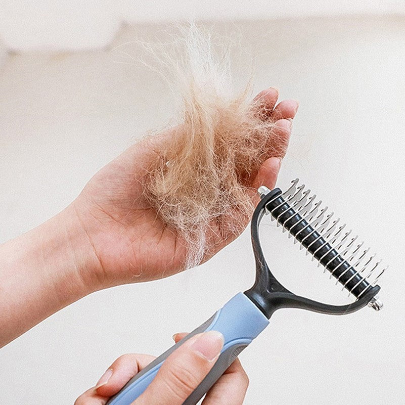 Escova para Cães Removedor de Pelos de Animais de Estimação Profissional Escova para Remover Pelos para Cães e Gatos Cortador de Nós de Pelos de Animais de Estimação Pente para Gatos Escovas Acessórios para Cães