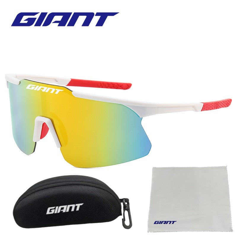 Óculos de sol esportivos gigantes masculinos e femininos para ciclismo ao ar livre, bicicleta, direção, viagem, podem ser combinados com um estojo de pano para óculos.