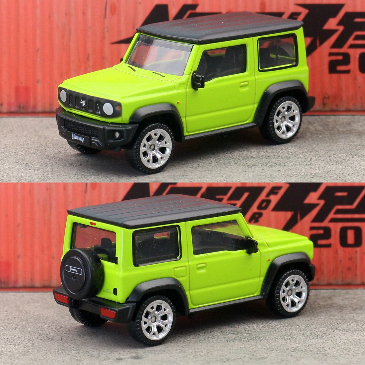 1/48 Suzuki Jimny Carro de Brinquedo Modelo CCA MSZ 1:64 Veículo Diecast Miniatura Rodas Livres Coleção Adequado para Hot Wheels Presente Criança
