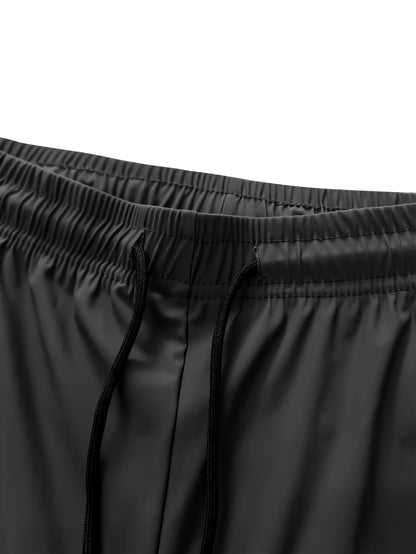 Calça Moletom Masculina de Pesca Calça Jogging Masculina de Seda Gelada Altamente Elástica com Bolsos com Zíper Calça Esportiva Respirável Elástica Presente Masculino
