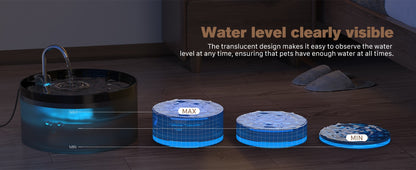 Bebedouro automático para animais de estimação 2,1L Bomba ultra silenciosa torneira para gatos adequado para cães e gatos com sensor USB elétrico