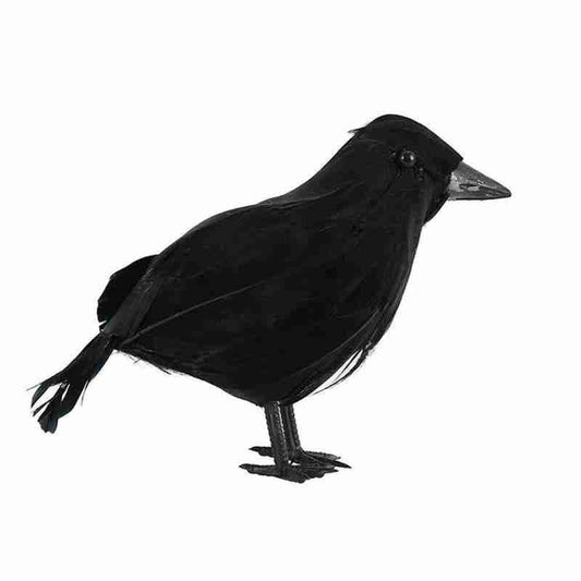 Simulação de Corvo Preto de Halloween Corvo Preto de Halloween Adereços de Corvo Simulação Pássaro Falso Festival Fantasma Decoração de Halloween Brinquedos Assustadores