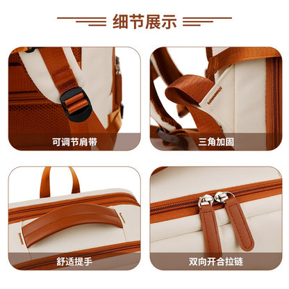 Backpack Unisex New Simple Business Computer Backpack Outdoor Large Capacity Travel Bag Student School Bag for Boys