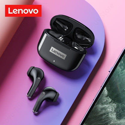 Fone de Ouvido TWS Original Lenovo LP40 Pro 100% Sem Fio Bluetooth 5.1 Esportivo com Redução de Ruído Controle de Toque 250mAh Novo 2022