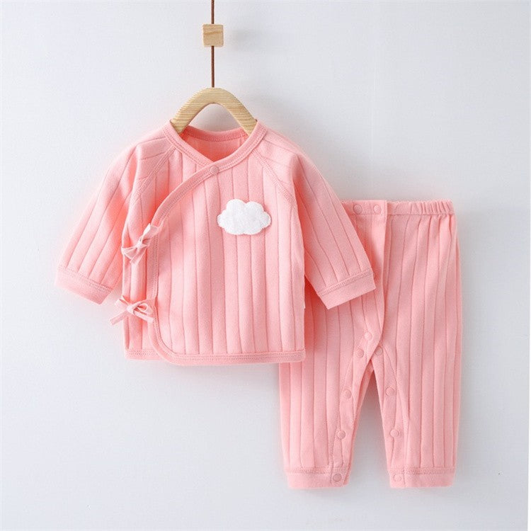 Newborn Baby Sets For Girls Boys Spring Infant Baby Boy Girl Set Casual Clothes For Girl Long Sleeve T Shirt Pants Costume 0-6M