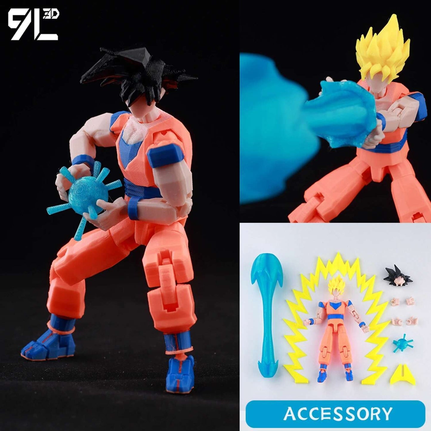9L3D Lucky13 Titan 13 Ichigo Kurosaki Anime Action Figure Dummy 13 Espada Posável Máscara Oca Modelo Decoração Surpresa de Aniversário