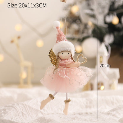 New Year 2024 Christmas Angel Dolls Xmas Tree Pendant Ornaments Navidad 2022 Christmas Decoration for Home Natal Gifts Noel Deco