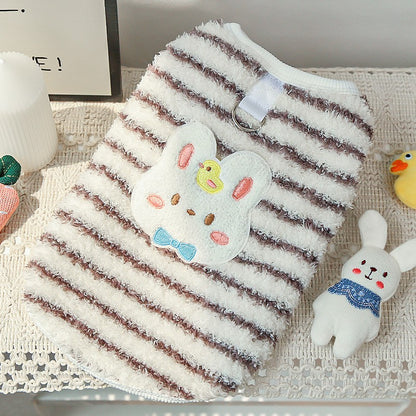 Colete Térmico de Flanela para Cães e Gatos, Jaqueta Quente de Lã para Filhotes, Gatos Sem Pelos, Raças Pequenas, Roupas Confortáveis de Outono Inverno para Pets