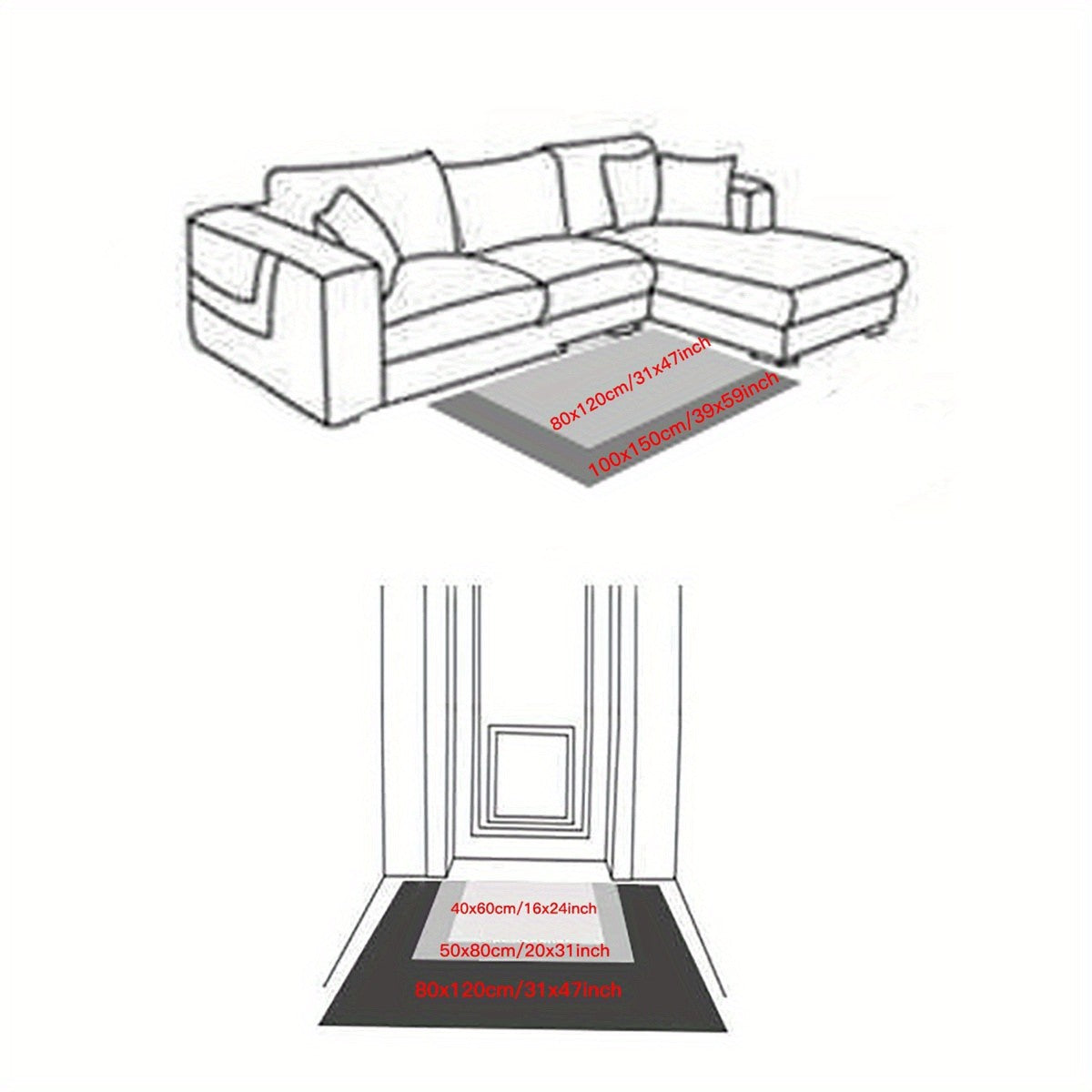 VIKAMA Christmas Green Frog Rug Entrance Hall, Living Room, Bedroom, Hallway Door Mat Soft Comfortable Floor Mat Home Decor