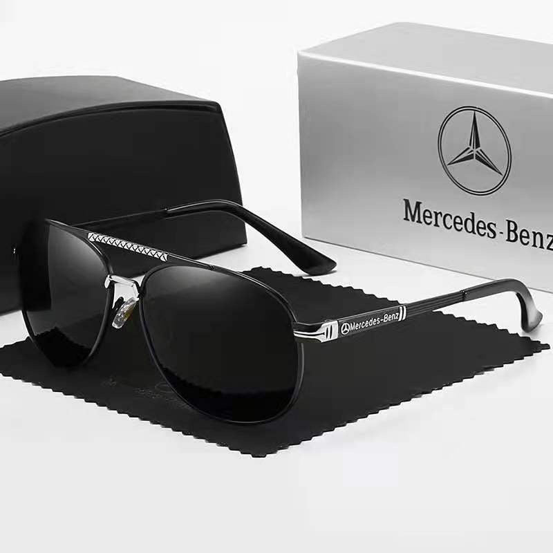 For Mercedes Benz A B C E S V Class GLB GLC GLE AMG Pilot SLK SLC ML Car High Men Anti Glare Driver Goggles Polarized Sunglasses