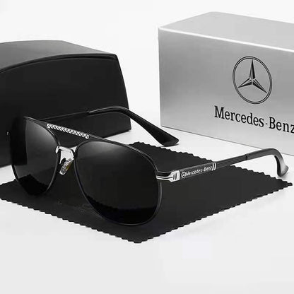 For Mercedes Benz A B C E S V Class GLB GLC GLE AMG Pilot SLK SLC ML Car High Men Anti Glare Driver Goggles Polarized Sunglasses