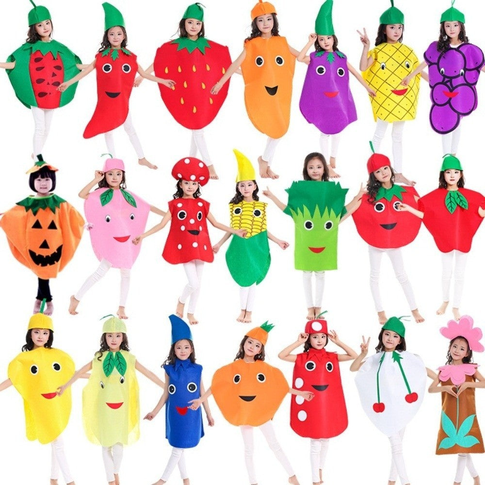 Fruit Fruit Vegetable Cosplay Costume Portable Cosplay Dance Performance Costumes 90-140CM Performances Cos Clothing