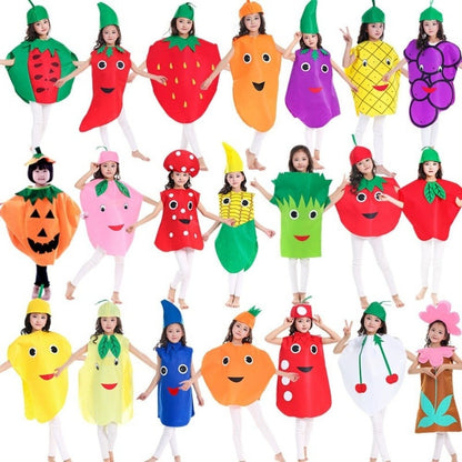Fruit Fruit Vegetable Cosplay Costume Portable Cosplay Dance Performance Costumes 90-140CM Performances Cos Clothing