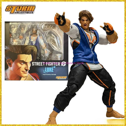 in stock Original Storm Toys Street Fighter 6 Luke In Stock Anime Action Collection Figures Model Toys