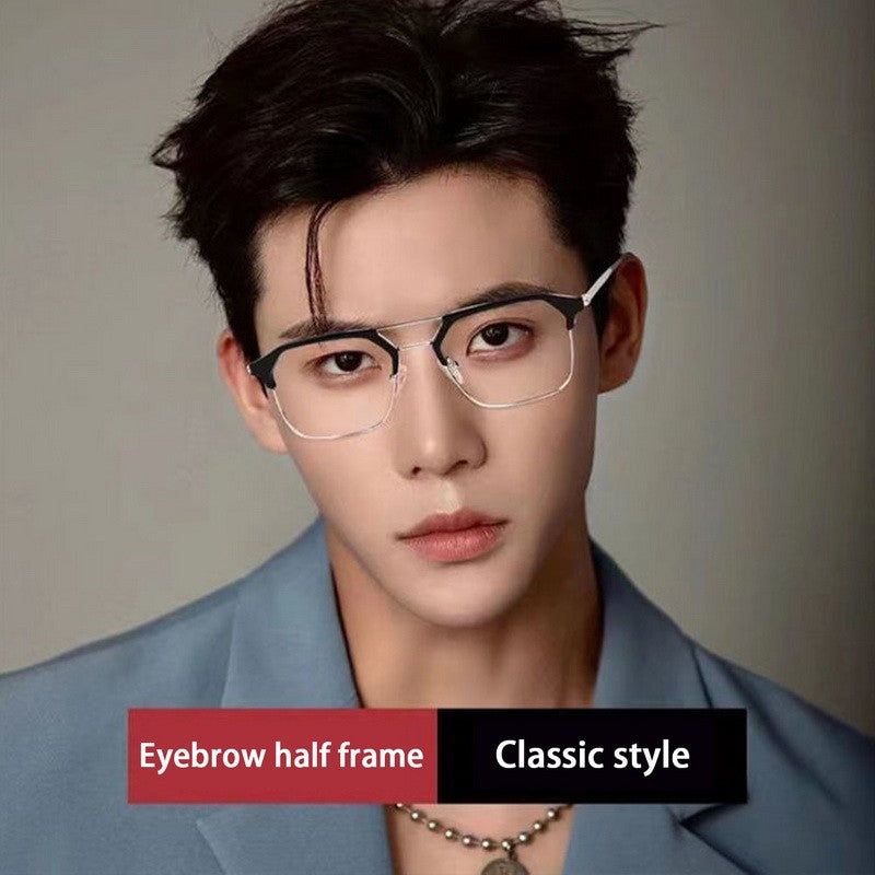Luxury Brand Square Black Frame Myopia Glasses Anti-blue Light Women Men Near Sight Eyeglasses Unisex Goggles Diopters 0 To -6.0
