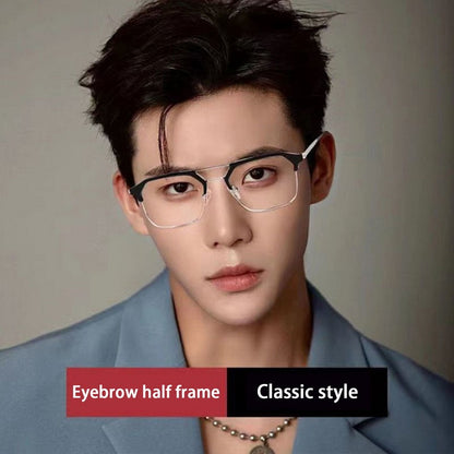 Luxury Brand Square Black Frame Myopia Glasses Anti-blue Light Women Men Near Sight Eyeglasses Unisex Goggles Diopters 0 To -6.0