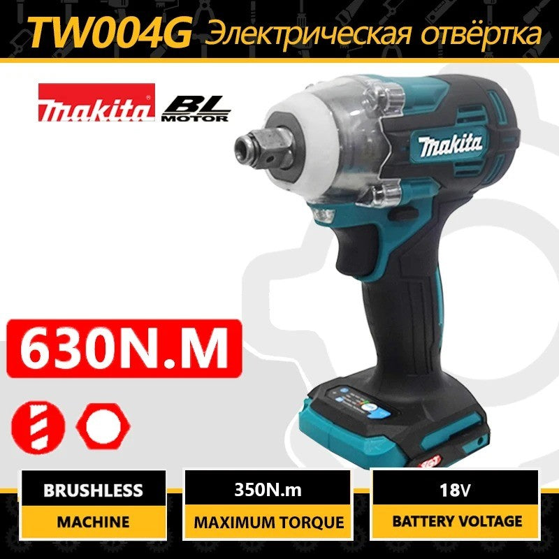 Makita DTW004 Chave de Impacto Sem Fio de Alto Torque Chave Elétrica Brushless Recarregável 18V Ferramentas Elétricas para Reparo Automotivo