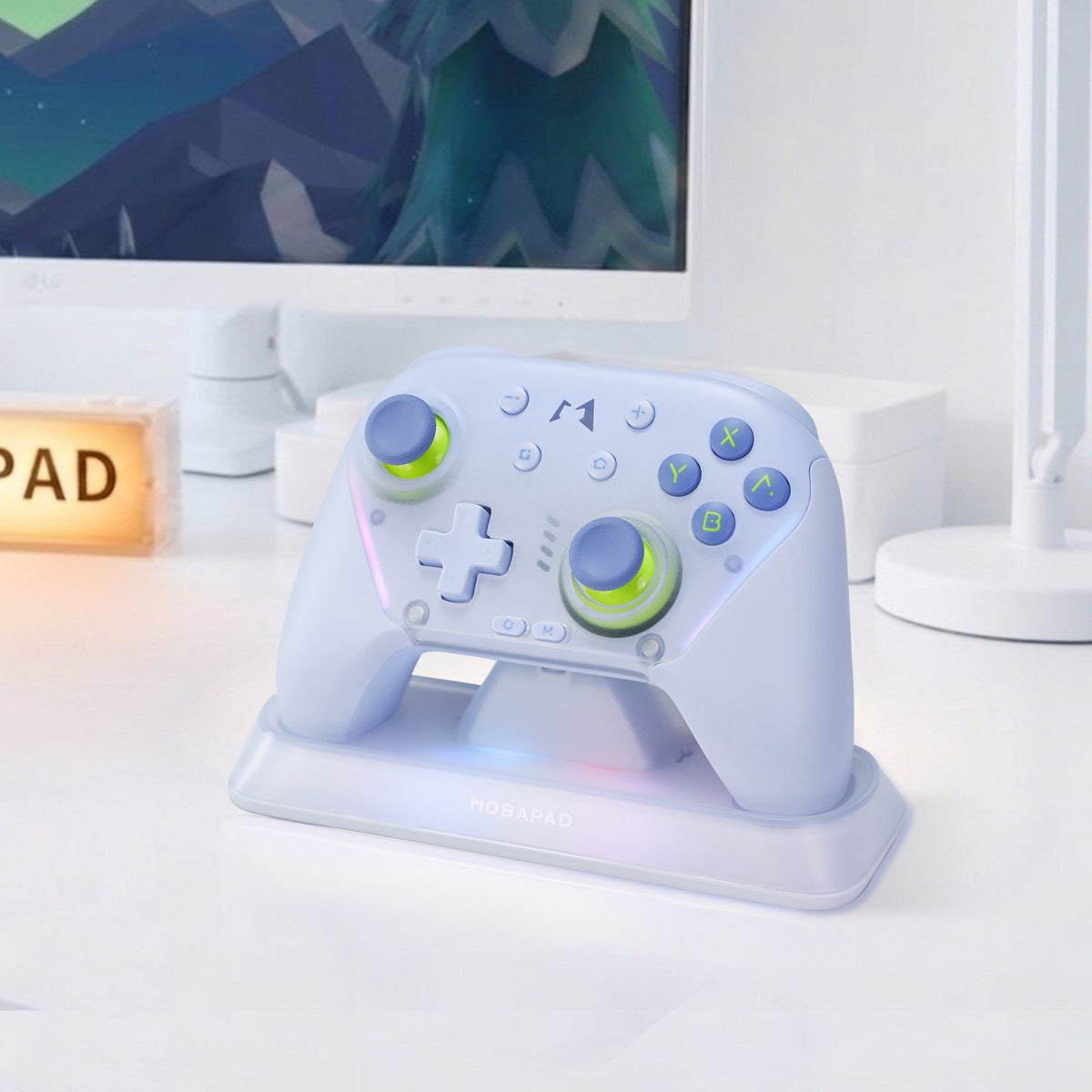 MOBAPAD Chitu 2 HD Pro Controller Silent Edition for Switch 2/1, TMR Glide Joysticks, HD Rumble, NFC,Silicone Button,6 Axis Gyro