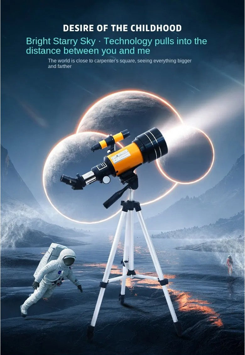 Professional Astronomical Telescope F30070 Monocular 150 Times Zoom HD Night Vision  View Moon Star  AZM70300 Stargazing