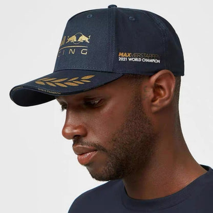 Oracle Red Bull Racing overall champion baseball cap F1 Max Verstappen Same style men Sun hat outdoors leisure peaked