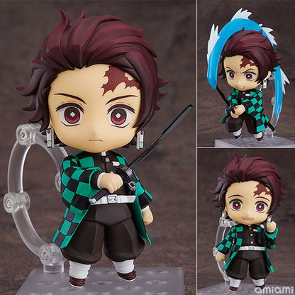 6 tipos de bonecos de ação Demon Slayer Kamado Nezuko Tanjirou Agatsuma Zenitsu Hashibira Inosuke Tomioka Giyuu Kochou Rengoku