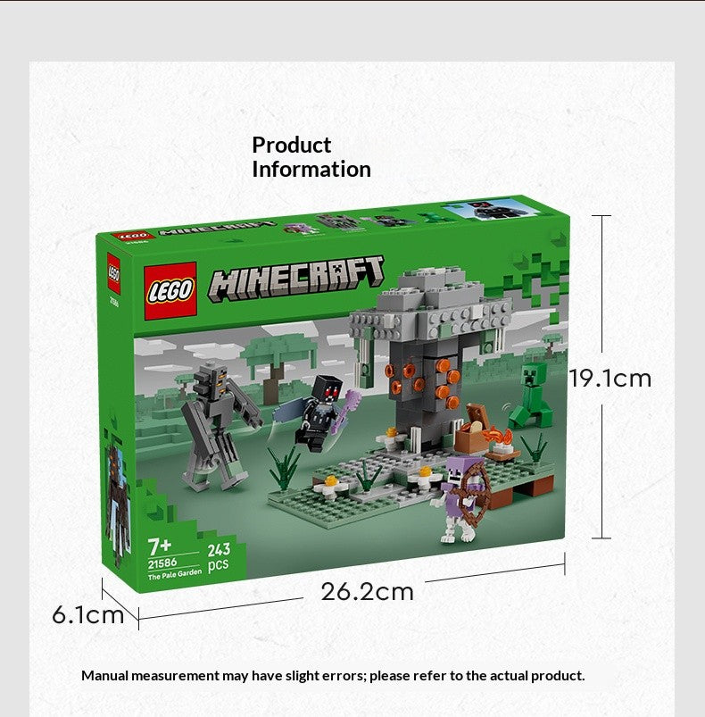LEGO Minecraft série 21586 Jardim Pálido bloco de montar de brinquedo quebra-cabeça infantil de presente