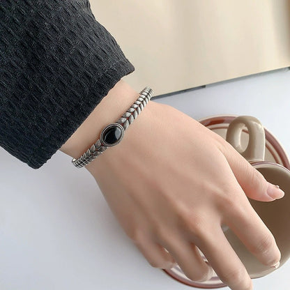 Pulseira Bracelete de Prata Esterlina 925 Pena Flor Dourada Vintage Punk Para Mulheres Homens Joias da Moda Presente Dropship Atacado