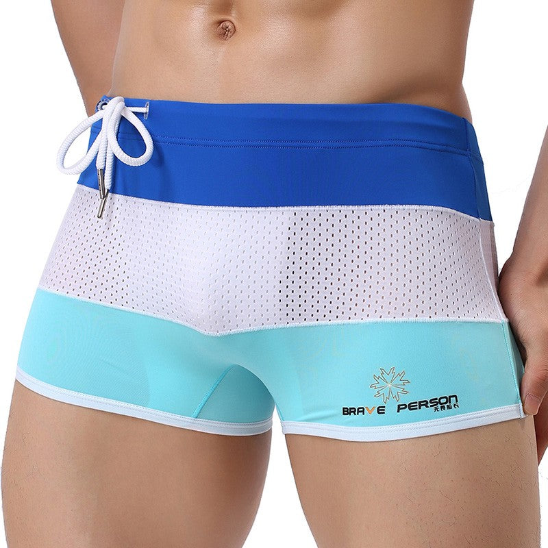 Men's Surf Board Shorts Beachwear Swimming Trunks Men U Convex Pouch Boxer Shorts Bikni Male Panties Underpants
