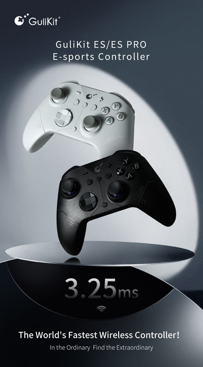Gulikit  ES/ES PRO  Wireless Controller For Nintendo switch 2 ,Bluetooth,for Windows, Android ,iOs Game Accessories?BLACK/white