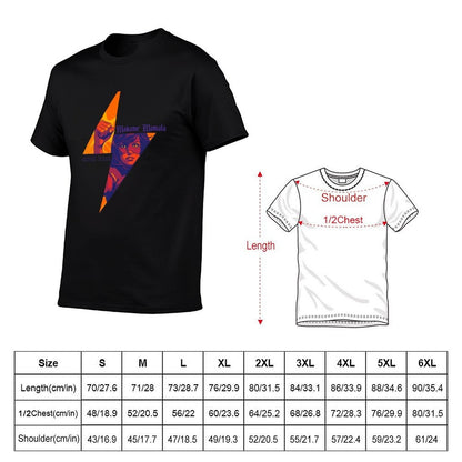Madame Mamala Harris 2024 - Thunder T-Shirt man tshirt black cotton t-shirt plain for man package T-Shirt