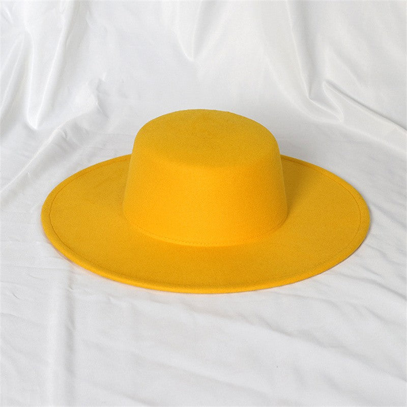 CHAPÉU FEMININO Chapéu Coco Chapéu Fedora Para Mulheres Chapéu Branco Plano Cinto De Luxo Senhoras Chapéu De Casamento Chapéus Fedora Outono Inverno ?????