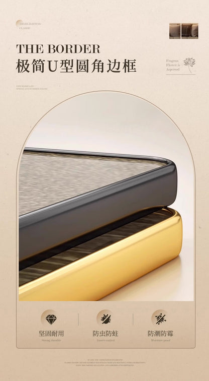 Double-sided Wall Clock Corner Perpetual Calendar Electronic Clock Medieval Style Without Punching Clock Wall Hanging