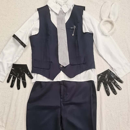 Xavier Cosplay Costume Adult Carnival Uniform Game Love and Deepspacee Xavier Outfit for Halloween Party Masquerade(Navy Blue)