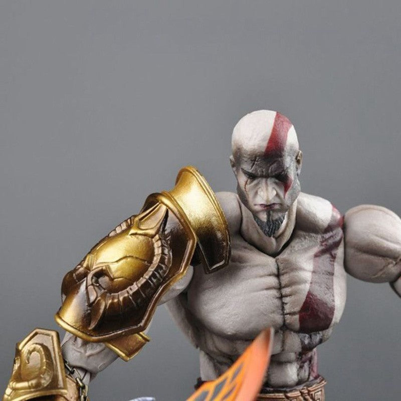 Play Arts Kai Boneco de Ação God of War Kratos Bonecos de Ação Modelo Colecionável Brinquedos Presentes Criativos Decoração de Quarto de Amigos Boneca