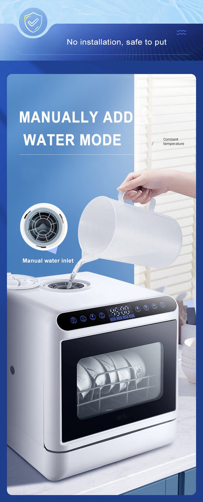 Household Desktop Mini Drawer Dishwasher Portable Kitchen Intelligent Dish Washer Factory Dishwasher Machine OEM