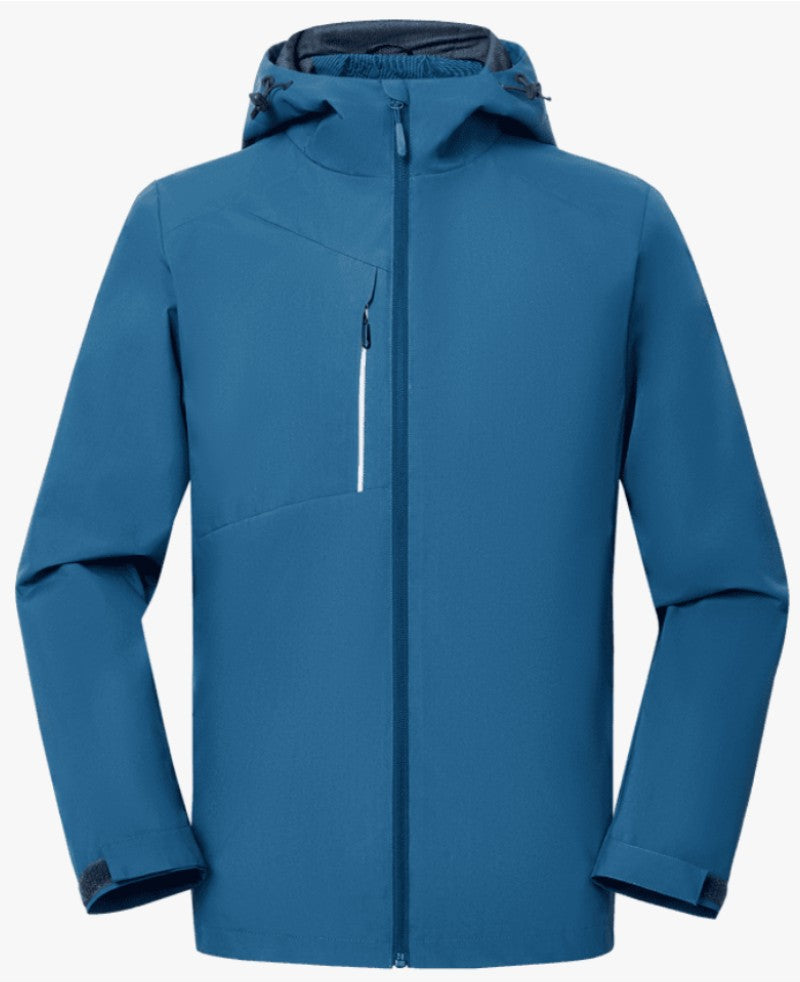 Casual jacket hooded jacket cardigan custom printable embroidered logo men's and women's outdoor windbreakers workwear