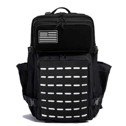 Mochila Impermeável 25L/50L com 2 Bolsos para Garrafas Academia Ao Ar Livre Viagem Caminhada Pesca Trekking Mochilas Bolsa para Notebook de 13 polegadas